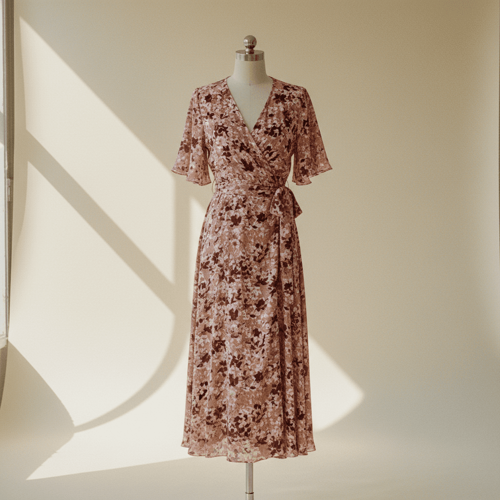 Robe portefeuille Joséphine — Imprimé floral