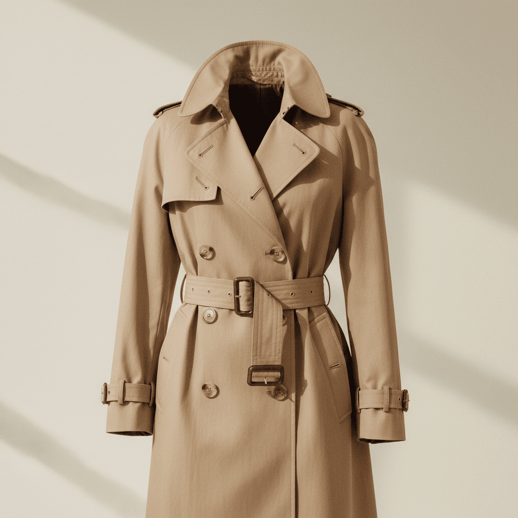 Trench Iris — Gabardine sable - Image 1